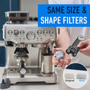 Gray charcoal espresso machine water filter 6 pack kitchen accessory by Decorbites