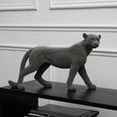 GobekUsa Leopard Flocking Sculpture Cheetah Pendant Home Decor Figurine