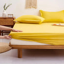 GobekUsa Cotton Fitted Sheet Set Cozy Bedsheet Pillowcases King Twin Queen Full Size