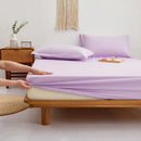 GobekUsa Cotton Fitted Sheet Set Cozy Bedsheet Pillowcases King Twin Queen Full Size