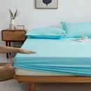GobekUsa Cotton Fitted Sheet Set Cozy Bedsheet Pillowcases King Twin Queen Full Size