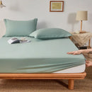 GobekUsa Cotton Fitted Sheet Set Cozy Bedsheet Pillowcases King Twin Queen Full Size