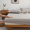 GobekUsa Cotton Fitted Sheet Set Cozy Bedsheet Pillowcases King Twin Queen Full Size
