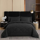 GobekUsa King Size Quilt Set with Pillowcase - Soft, Breathable, and Durable Comforter