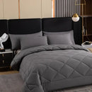 GobekUsa King Size Quilt Set with Pillowcase - Soft, Breathable, and Durable Comforter