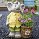 GobekUsa Elephant Garden Decoration | Creative Animal Flower Pots for Kindergarten and Outdoor Decor