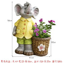 GobekUsa Elephant Garden Decoration | Creative Animal Flower Pots for Kindergarten and Outdoor Decor