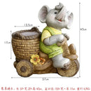 GobekUsa Elephant Garden Decoration | Creative Animal Flower Pots for Kindergarten and Outdoor Decor