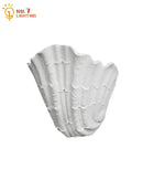 GobekUsa Gypsum Shell LED Wall Lamp - French Design Medieval Wabi-Sabi Art Bedroom Decor