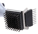 Gray handheld electric grill steam cleaner brush kitchen cooking tool by Decorbites