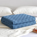 GobekUsa Cotton Waffle Towel Quilt Single Blanket for Office & Picnics