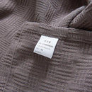 GobekUsa Cotton Waffle Towel Quilt Single Blanket for Office & Picnics