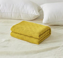 GobekUsa Cotton Waffle Towel Quilt Single Blanket for Office & Picnics