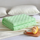 GobekUsa Cotton Waffle Towel Quilt Single Blanket for Office & Picnics