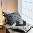 GobekUsa Leopard Print Luxury Mink Fur Blanket for Bed and Sofa