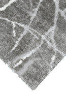Gray Modern Abstract Design 5x7 Rug