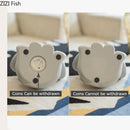GobekUsa Elephant Child Savings Jar Piggy Bank Room Decor Resin Sculpture Elephant Ornament