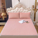 GobekUsa Cooling Latex Summer Mat Set with Rayon Quilted Sheet & Pillowcase