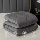 GobekUsa Cozy Quilt Set: Soft & Breathable Queen/King Size Comforter with Duvet & Pillowcase