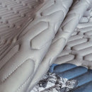 GobekUsa Cooling Latex Bed Mat Set - Thick Summer Quilted Matress Pad & Pillowcases