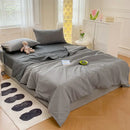 GobekUsa Cotton Quilted Duvet Cover Soft Comforter Skin-Friendly Bedclothes