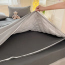GobekUsa Cotton Quilted Duvet Cover Soft Comforter Skin-Friendly Bedclothes