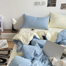 GobekUsa Cotton Quilted Duvet Cover Soft Comforter Skin-Friendly Bedclothes