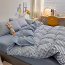 GobekUsa Cotton Quilted Duvet Cover Soft Comforter Skin-Friendly Bedclothes