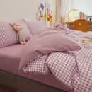 GobekUsa Cotton Quilted Duvet Cover Soft Comforter Skin-Friendly Bedclothes
