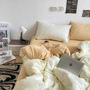 GobekUsa Cotton Quilted Duvet Cover Soft Comforter Skin-Friendly Bedclothes