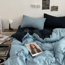 GobekUsa Cotton Quilted Duvet Cover Soft Comforter Skin-Friendly Bedclothes