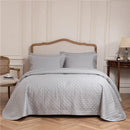 GobekUsa Egyptian Cotton Quilt Set, Reversible Bedspread, Luxe Coverlet, 3Pcs