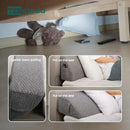 GobekUsa Bed Wedge Pillow Memory Foam Mattress Gap Filler with 2 Large Side Pockets