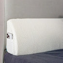 GobekUsa Bed Wedge Pillow Memory Foam Mattress Gap Filler with 2 Large Side Pockets