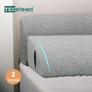 GobekUsa Bed Wedge Pillow Memory Foam Mattress Gap Filler with 2 Large Side Pockets