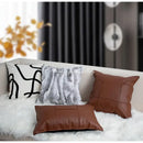 GobekUsa Gray Faux Rex Rabbit Fur Decorative Cushion Coverluxury Throw Pillow