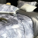 GobekUsa Jungle Print Flowers Bedding Set: Silky Soft Duvet Cover, Sheet Set, Pillowcase