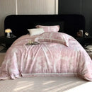 GobekUsa Jungle Print Flowers Bedding Set: Silky Soft Duvet Cover, Sheet Set, Pillowcase