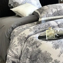 GobekUsa Jungle Print Flowers Bedding Set: Silky Soft Duvet Cover, Sheet Set, Pillowcase