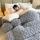 GobekUsa Cozy Winter Bed Blanket: Luxe Lamb Cashmere Warmth Quilt for Comfort