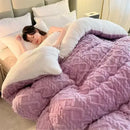 GobekUsa Cozy Winter Bed Blanket: Luxe Lamb Cashmere Warmth Quilt for Comfort