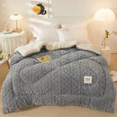 GobekUsa Cozy Winter Bed Blanket: Luxe Lamb Cashmere Warmth Quilt for Comfort