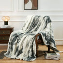 GobekUsa Fuzzy Faux Fur Blanket - Cozy & Soft Reversible Throw for Sofa and Bed