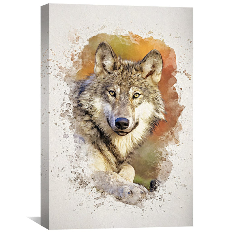 Gray Wolf Canvas