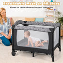 Multi-Functional Baby Playpen with Mattress and Removable Changing Table by LJGDeals