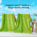 2 Pack Vibrant Beach Towels - Boca Collection by Great Bay Home