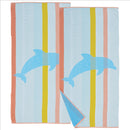 2 Pack Vibrant Beach Towels - Boca Collection by Great Bay Home