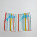 2 Pack Vibrant Beach Towels - Boca Collection by Great Bay Home