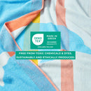 2 Pack Vibrant Beach Towels - Boca Collection by Great Bay Home