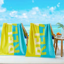 2 Pack Vibrant Beach Towels - Boca Collection by Great Bay Home